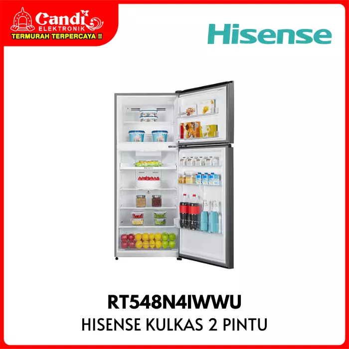 KULKAS BIG REFF 2 PINTU HISENSE